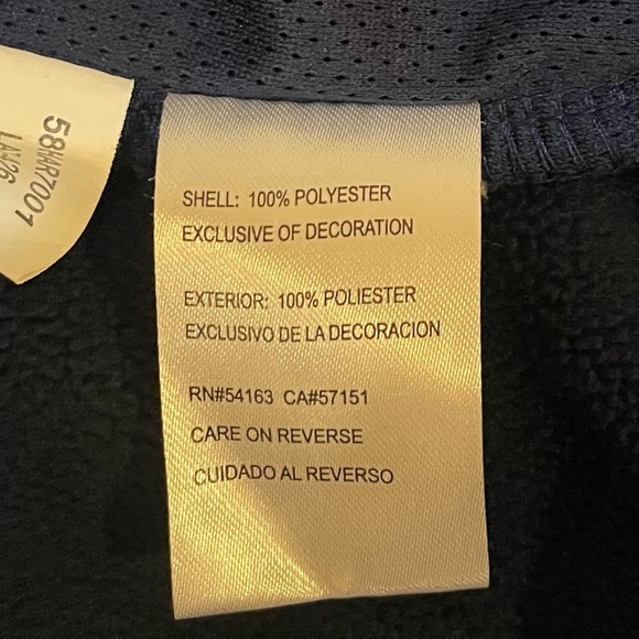 NFL Denver Broncos Blue Full Zip Men’s Jacket Size M NFL Team Apparel - Picture 6 of 10